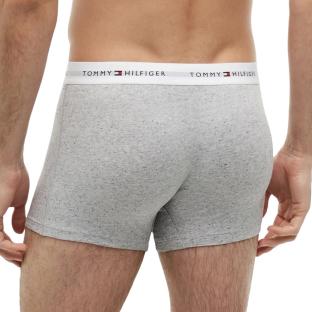 x3 Boxers Noir/Blanc/Gris Homme Tommy Hilfiger Trunk1 vue 0