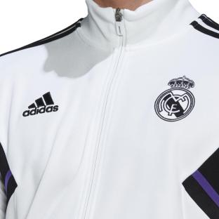 Real Madrid Survêtement Blanc Homme Adidas 2023 vue 3