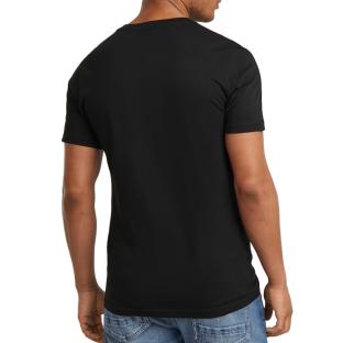 T-shirt Noir/Blanc Homme G-Star Raw D25949 DGR vue 0