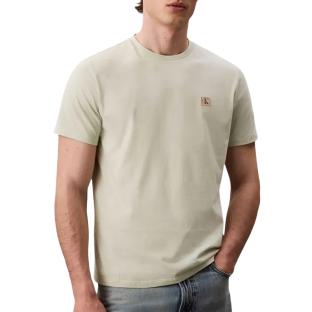 T-Shirt Vert Homme Calvin Klein Jeans Badge 30s Jersey-bright pas cher