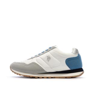 Baskets Blanches/Bleu/Gris Femme US Polo ASSN FS1 vue 0