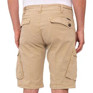 Bermuda Cargo Beige Homme Paname Brothers Betty vue 2