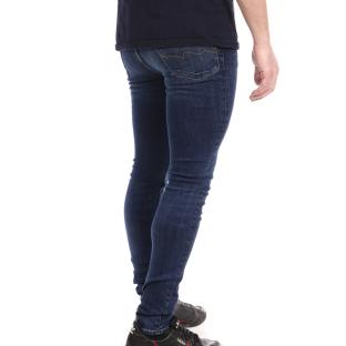 Jean Skinny Bleu Foncé Homme Teddy Smith Flash vue 0