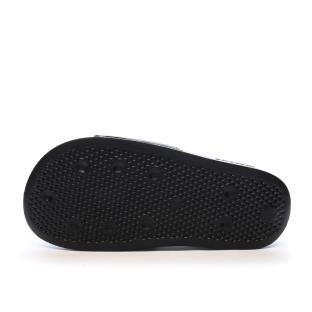 Claquettes Noires/Blanches Garçon Adidas Adilette Lite vue 2