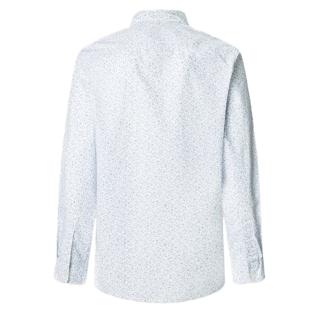 Chemise Blanc/Bleu Homme Pepe jeans Anson vue 2