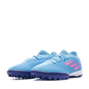 Chaussures de football Bleu Enfant Adidas Speedflow vue 6