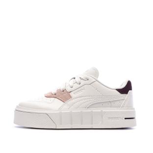 Baskets Blanc/Rose Fille Puma Puma Cali Court Match vue 0