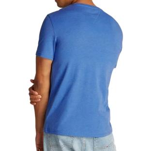 T-shirt Bleu Moyen Homme Tommy Hilfiger Jaspe DM0DM20363 vue 2