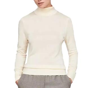Pull Ecru Femme Tommy Hilfiger WW0WW40982 pas cher