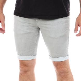 Short Gris Clair/Blanc Homme Paname Brothers FLORENCE pas cher