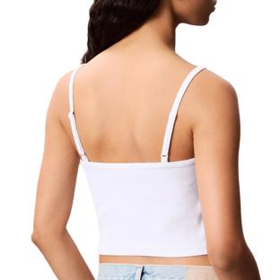 Débardeur Blanc Femme Calvin Klein Jeans A- Woven vue 0