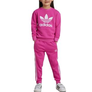 Survêtement Rose Fille Adidas Trefoil vue 2