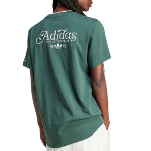 T-shirt Vert Femme Adidas Graphic Tee vue 2