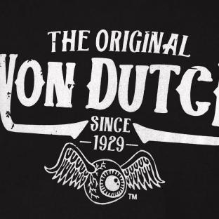 T-shirt Noir Homme Von Dutch Drive vue 2