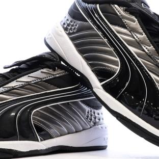 Baskets Argent/Noir Fille Puma Goalgetter vue 0