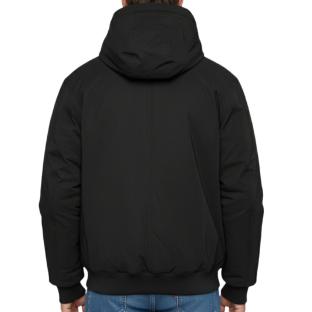 Blouson Noir à capuche Schott DYLAN vue 0