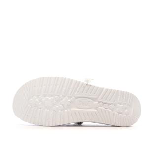 Chaussures Blanches/Grises Femme Hey Dude Wendy Sox vue 5