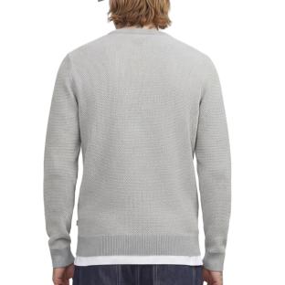 Pull Gris Homme Jack & Jones Globe Knit vue 0