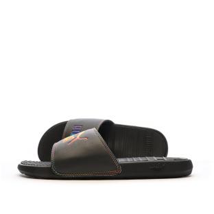 Claquettes Noir Homme Puma Cool Cat Rainbow pas cher