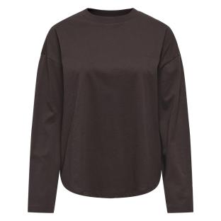 T-Shirt Manches Longues Marron Femme Only Happy1 vue 0