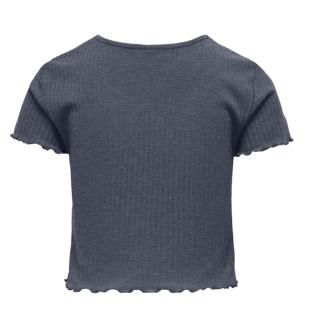 T-shirt Gris Foncé Fille Only Nella vue 2