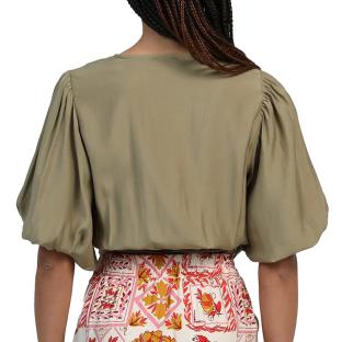 Blouse Kaki Femme An'ge Koma vue 0