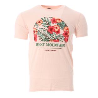T-shirt Rose Homme Best Mountain 1006 pas cher