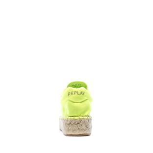 Baskets Espadrille Jaune Femme Replay Nash vue 3