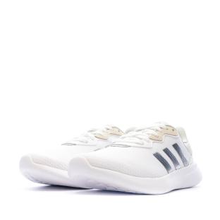 Chaussures de sport Blanches Femme Adidas QT Racer 3.0 vue 6