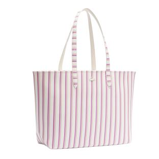 Lacoste Anna Women's Pink/White Reversible Tote Bag Photo of the Espace des Marques %store% store - view of %key%