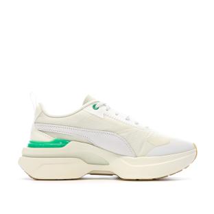 Baskets Écru/Vert Femme PUMA Kosmo Rider vue 0
