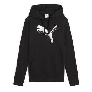 Sweat à Capuche Noir Homme Puma Metallic Hoodie vue 0