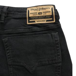 Jean Droit Noir Homme Diesel Zatiny vue 3