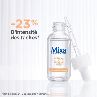 Sérum Concentré Anti-Taches Vitamine C + Acide Glycolique Mixa Expert Peau Sensible vue 0