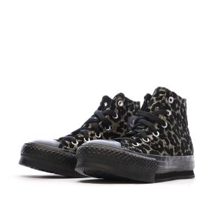 Baskets Noires à Motifs Fille Converse Chuck Taylor All Star Eva Lift vue 6