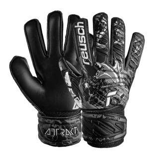 Gants de Gardien Noir/Gris Homme Reusch Attrakt Solid Finger vue 0