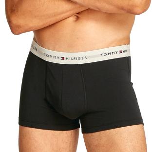 X3 Boxers Noir/Gris/Marine/Bleu Homme Tommy Hilfiger Trunk vue 2