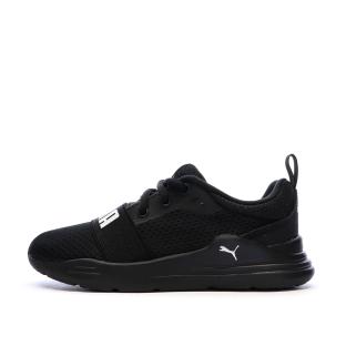 Baskets Noires Garçon Puma Wired01 pas cher