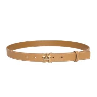 Ceinture Marron Femme Tommy Hilfiger Logo 2.5 pas cher