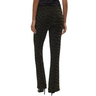 Pantalon Noir/Doré Femme Vero Moda Lucy Hw Glitter vue 0