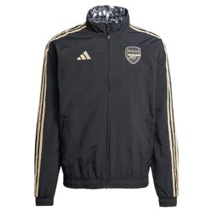 Arsenal Veste Réversible Noire Homme Adidas Ian Wright vue 2
