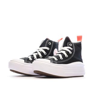 Baskets Noires Fille Converse Chuck Taylor All Star Move vue 6