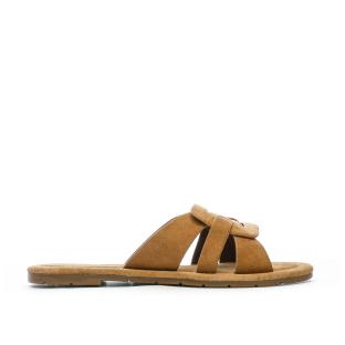 Claquettes Camel Femme Chattawak Pace vue 2