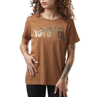 T-shirt Camel Femme Von Dutch Leopard pas cher
