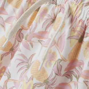Robe Blanche/Orange Fille Name it Foskhi vue 0