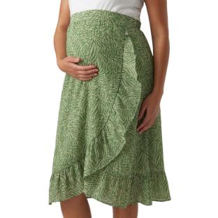 Jupe de Grossesse Verte à Imprimés Femme Vero Moda Maternity 20019019 pas cher