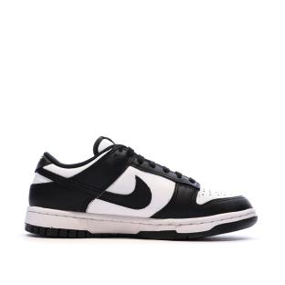 Baskets Noir/Blanc Mixte Nike Dunk Low Panda vue 2