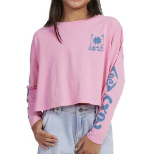 T-shirt Manches Longues Rose Fille Roxy All You Never vue 0