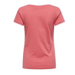 T-shirt Rose Vif Femme JDY Smoke vue 2