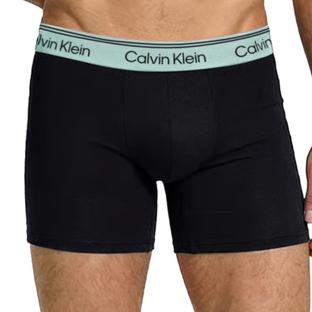 X3 Boxers Noir/Gris/Vert Calvin Klein Jeans Boxer Brief vue 0